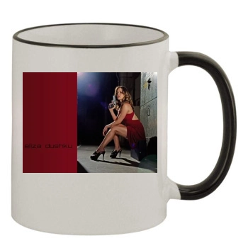 Eliza Dushku 11oz Colored Rim & Handle Mug
