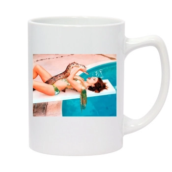 Elizabeth Hurley 14oz White Statesman Mug