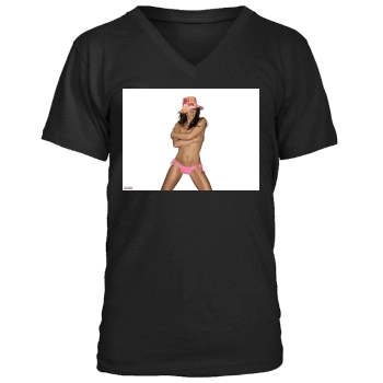 Elizabeth Hurley Men's V-Neck T-Shirt