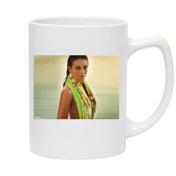 Elizabeth Hurley 14oz White Statesman Mug