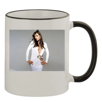 Elizabeth Hurley 11oz Colored Rim & Handle Mug