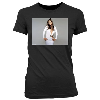 Elizabeth Hurley Women's Junior Cut Crewneck T-Shirt