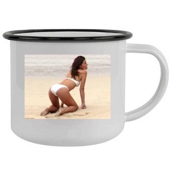 Elizabeth Hurley Camping Mug