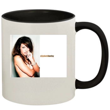 Elizabeth Hurley 11oz Colored Inner & Handle Mug