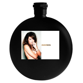 Elizabeth Hurley Round Flask