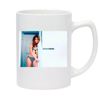 Elizabeth Hurley 14oz White Statesman Mug