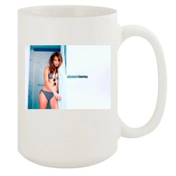 Elizabeth Hurley 15oz White Mug