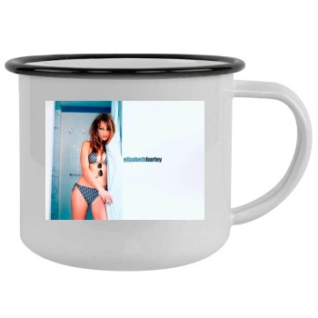 Elizabeth Hurley Camping Mug