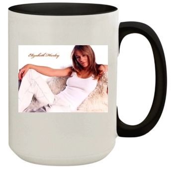 Elizabeth Hurley 15oz Colored Inner & Handle Mug