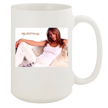 Elizabeth Hurley 15oz White Mug