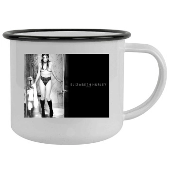 Elizabeth Hurley Camping Mug