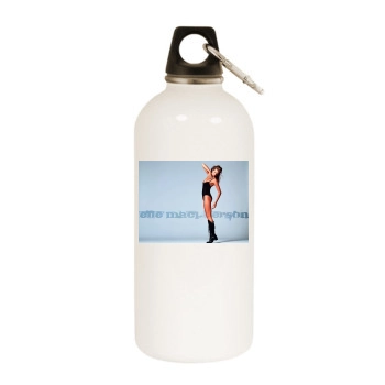 Elle MacPherson White Water Bottle With Carabiner