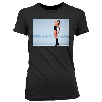 Elle MacPherson Women's Junior Cut Crewneck T-Shirt