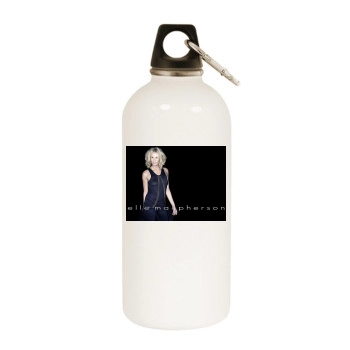 Elle MacPherson White Water Bottle With Carabiner