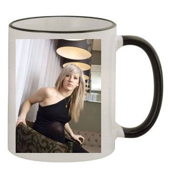 Ellie Goulding 11oz Colored Rim & Handle Mug