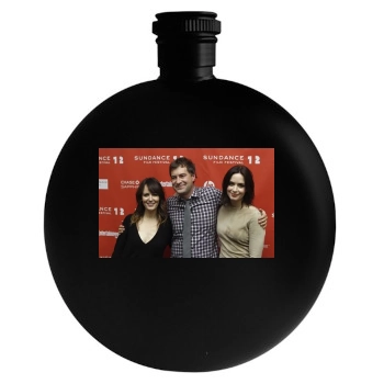 Emily Blunt Round Flask