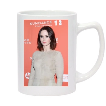 Emily Blunt 14oz White Statesman Mug