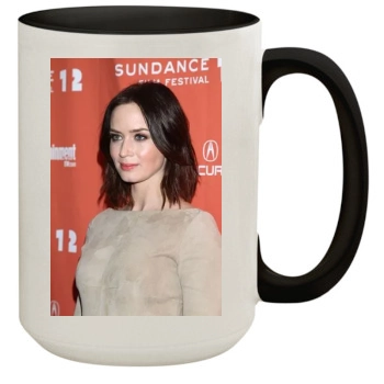 Emily Blunt 15oz Colored Inner & Handle Mug