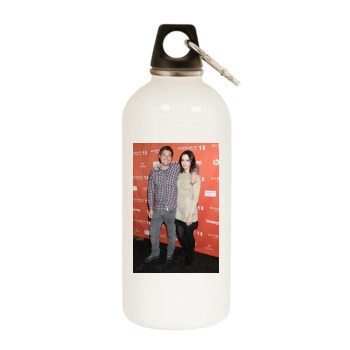 Emily Blunt White Water Bottle With Carabiner