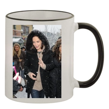 Emily Blunt 11oz Colored Rim & Handle Mug