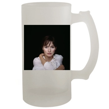 Emily Mortimer 16oz Frosted Beer Stein