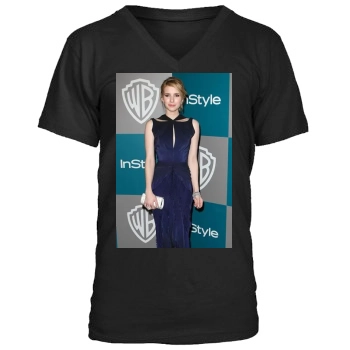 Emma Roberts Men's V-Neck T-Shirt