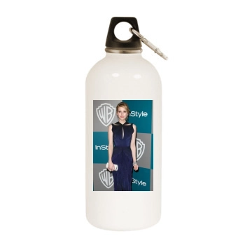 Emma Roberts White Water Bottle With Carabiner