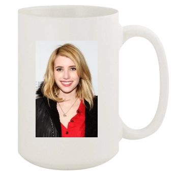 Emma Roberts 15oz White Mug