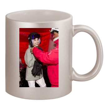 Emma Roberts 11oz Metallic Silver Mug