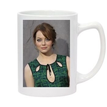 Emma Stone 14oz White Statesman Mug