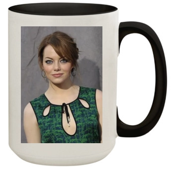 Emma Stone 15oz Colored Inner & Handle Mug