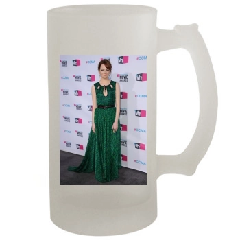 Emma Stone 16oz Frosted Beer Stein