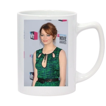 Emma Stone 14oz White Statesman Mug