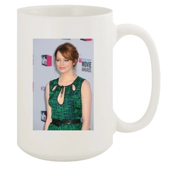 Emma Stone 15oz White Mug