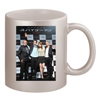 Emma Stone 11oz Metallic Silver Mug