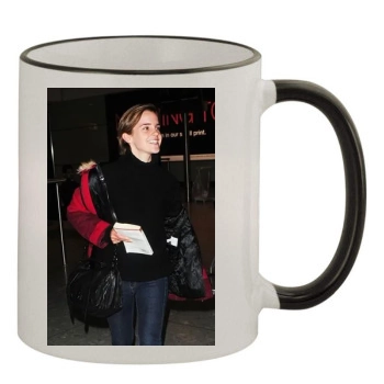 Emma Watson 11oz Colored Rim & Handle Mug