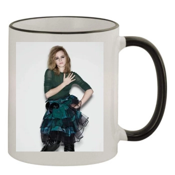 Emma Watson 11oz Colored Rim & Handle Mug