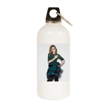 Emma Watson White Water Bottle With Carabiner