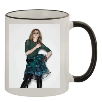 Emma Watson 11oz Colored Rim & Handle Mug