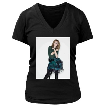 Emma Watson Women's Deep V-Neck TShirt