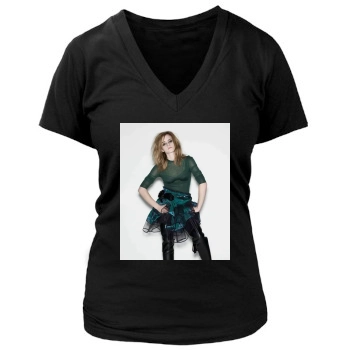 Emma Watson Women's Deep V-Neck TShirt