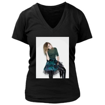 Emma Watson Women's Deep V-Neck TShirt