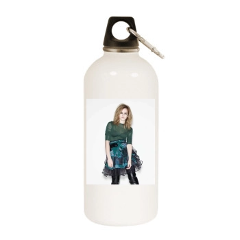 Emma Watson White Water Bottle With Carabiner