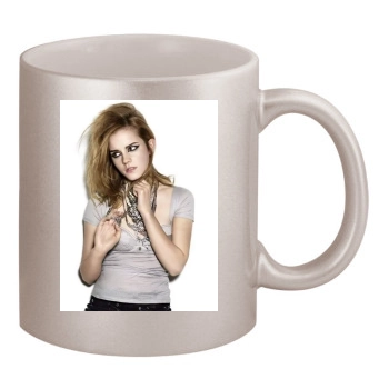 Emma Watson 11oz Metallic Silver Mug