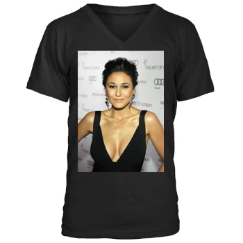 Emmanuelle Chriqui Men's V-Neck T-Shirt