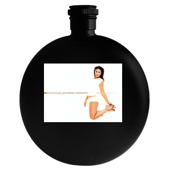 Emmanuelle Chriqui Round Flask