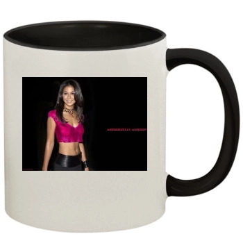 Emmanuelle Chriqui 11oz Colored Inner & Handle Mug