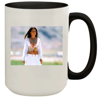 Emmanuelle Chriqui 15oz Colored Inner & Handle Mug