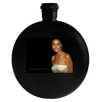 Emmanuelle Chriqui Round Flask