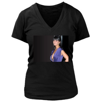 Emmanuelle Chriqui Women's Deep V-Neck TShirt